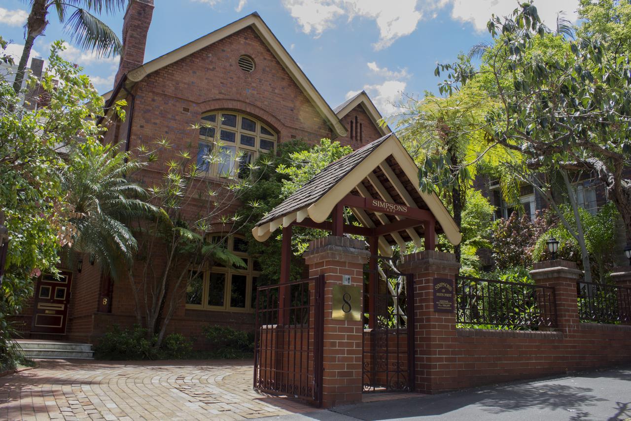 Simpsons Of Potts Point Hotell Sydney Exteriör bild