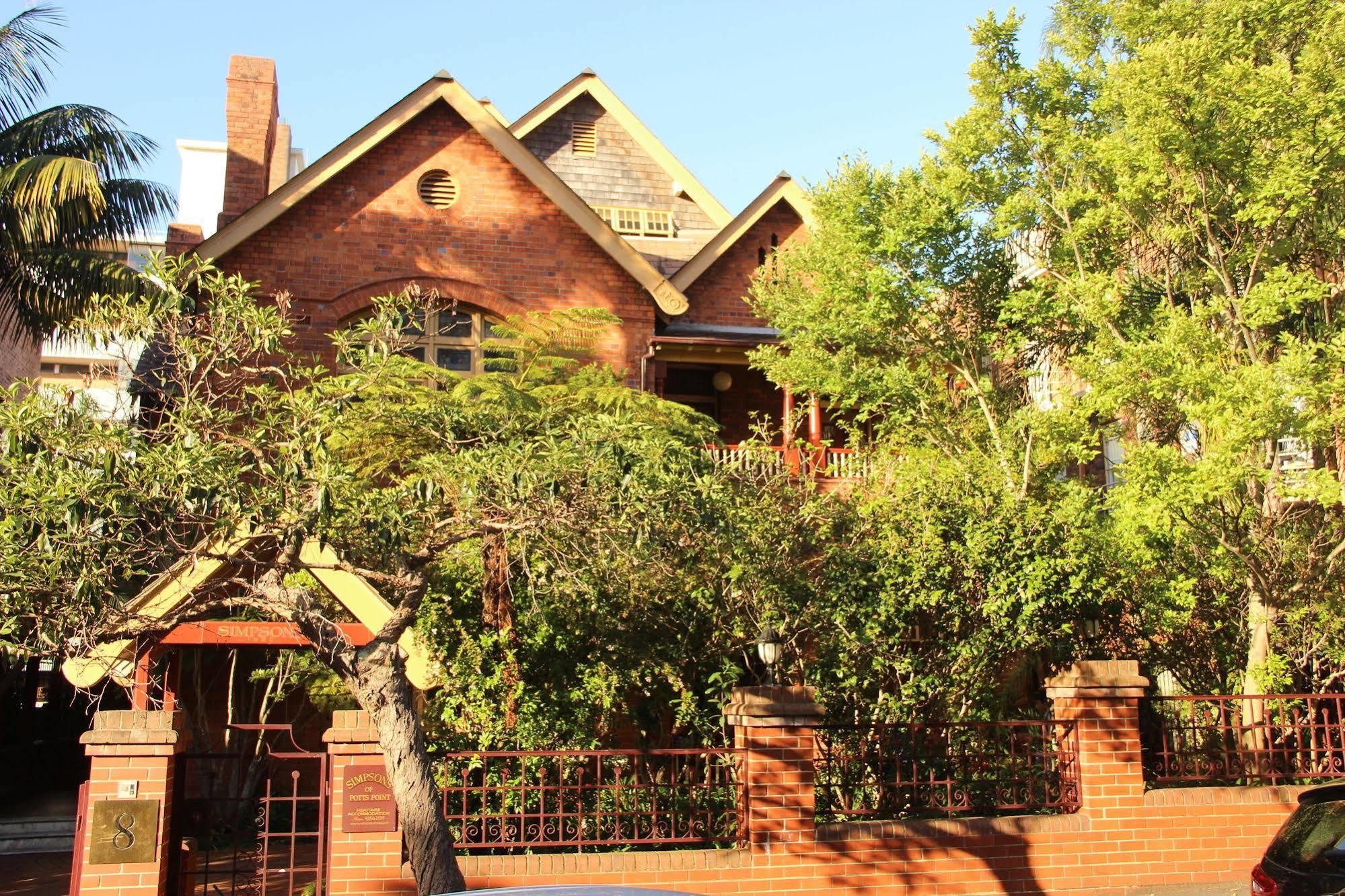 Simpsons Of Potts Point Hotell Sydney Exteriör bild